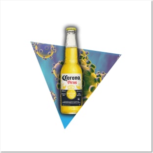 Corona Virus beer 2 Posters and Art